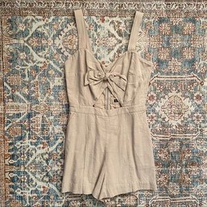 NWOT Tan Abercrombie & Fitch Romper